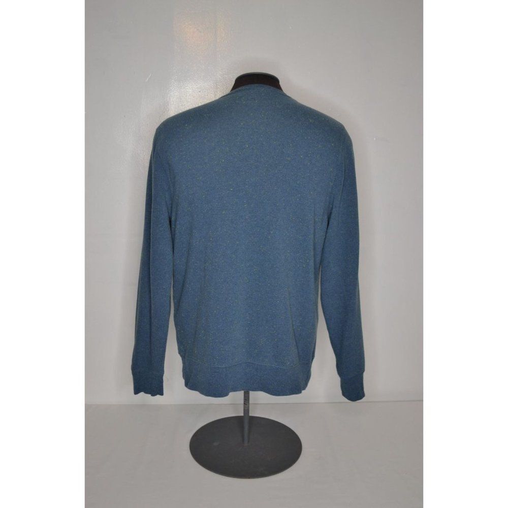 Mossimo Men's Large Blue Graphic Print Long Sleeve Lightweight Sweatshirt - Picture 5 of 11